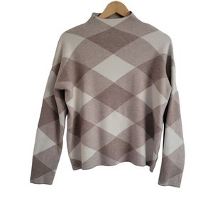 Tahari Argile Mock Neck Sweater